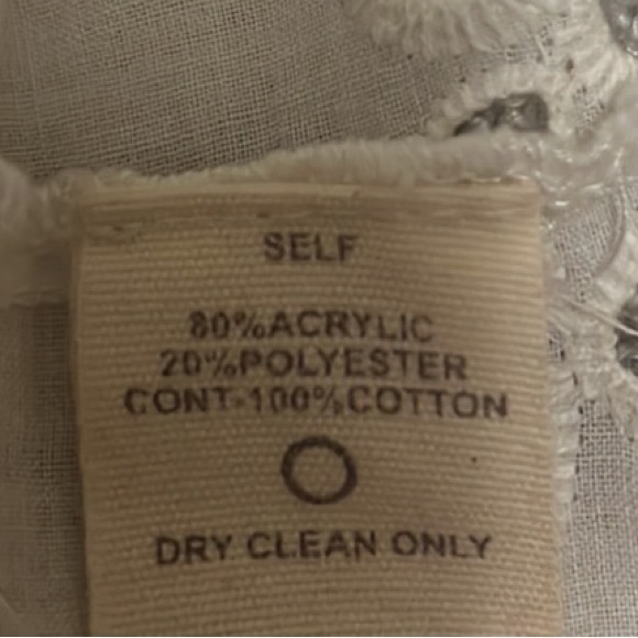 Mystree, Mix Media, Knit, U-Neck,Slit on each side Sweater, Light Taupe/Beige, L - Picture 8 of 8